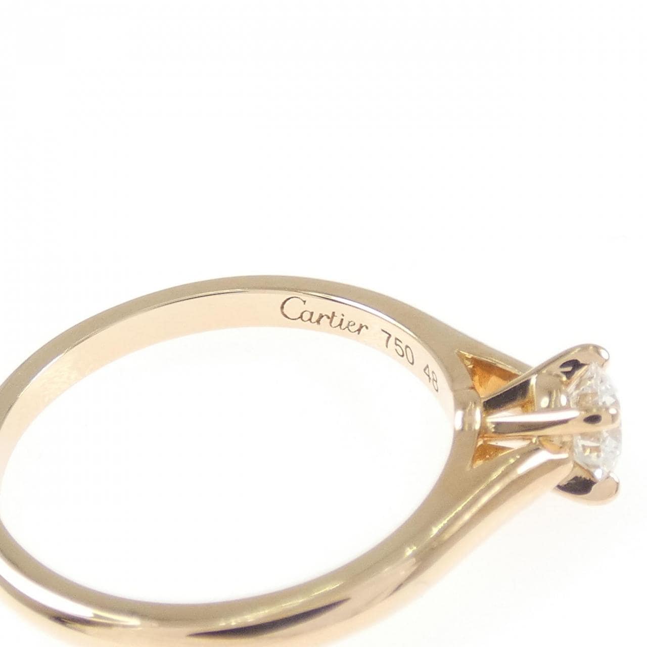 カルティエ MKコーフィル リング 0.25CT D VS1 VG