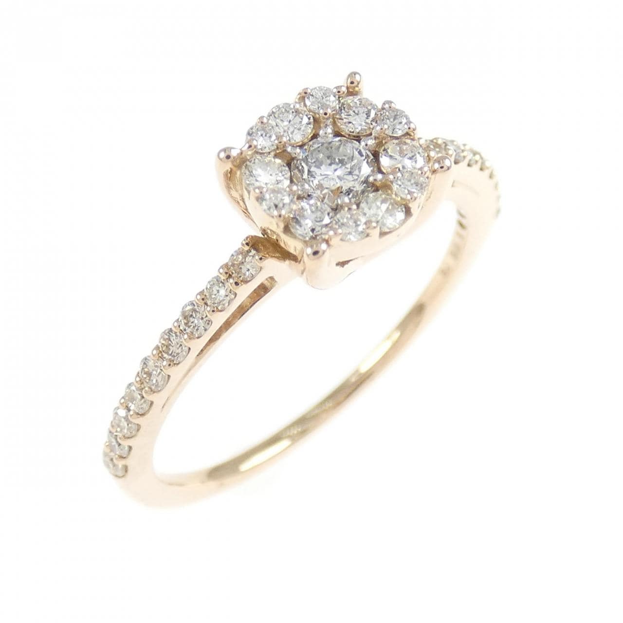 K18PG ダイヤモンド リング 0.31CT