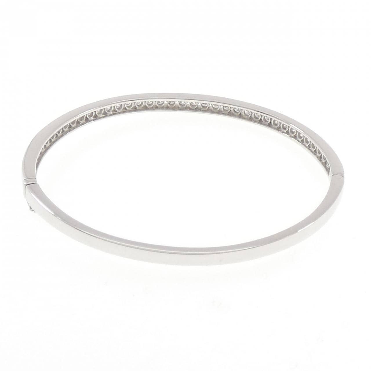 K18WG ダイヤモンド バングル 2.00CT