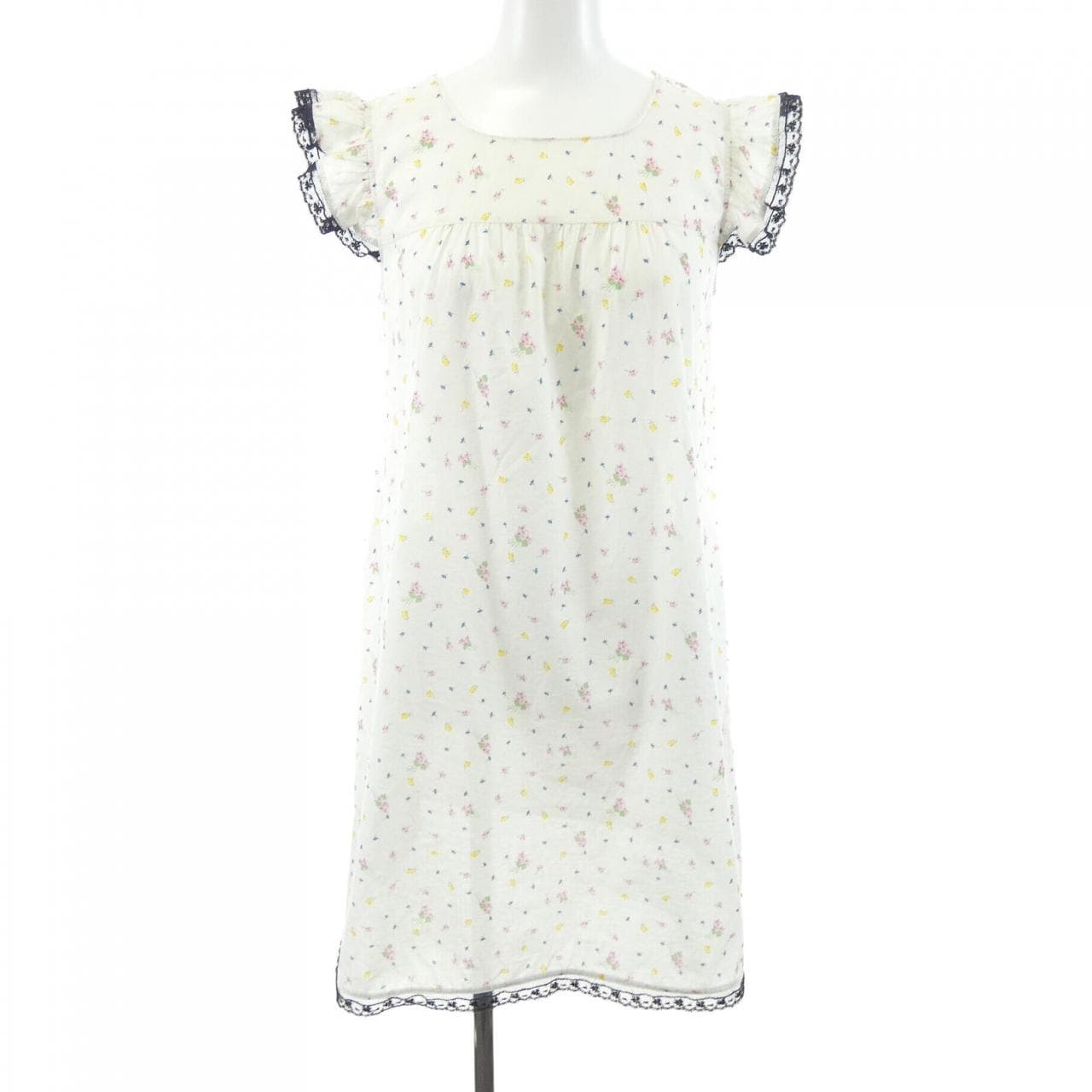 プラダ PRADA COTTON BATISTE MINI DRESS P3P32 SOOO 17ML ワンピース