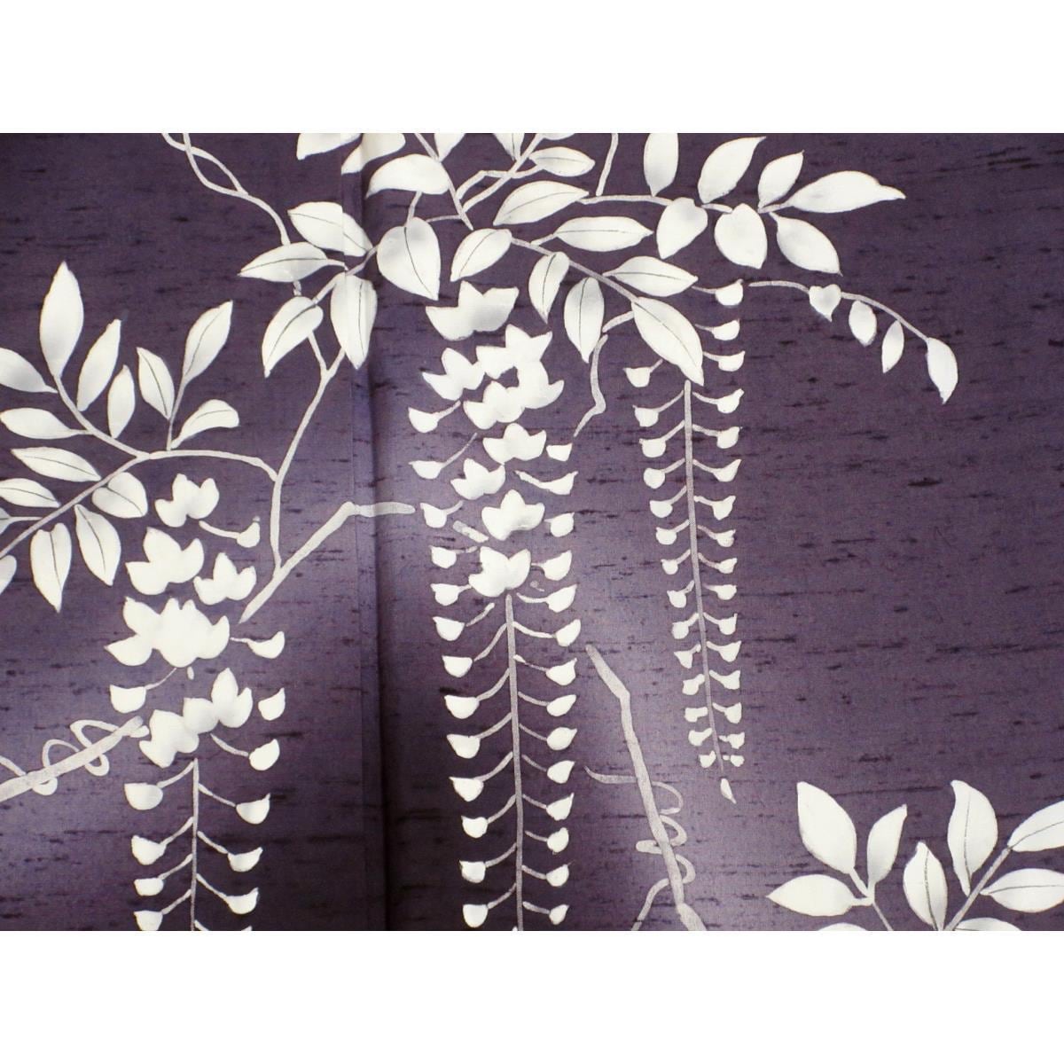 訪問着　牛首紬　身幅Ｌ寸