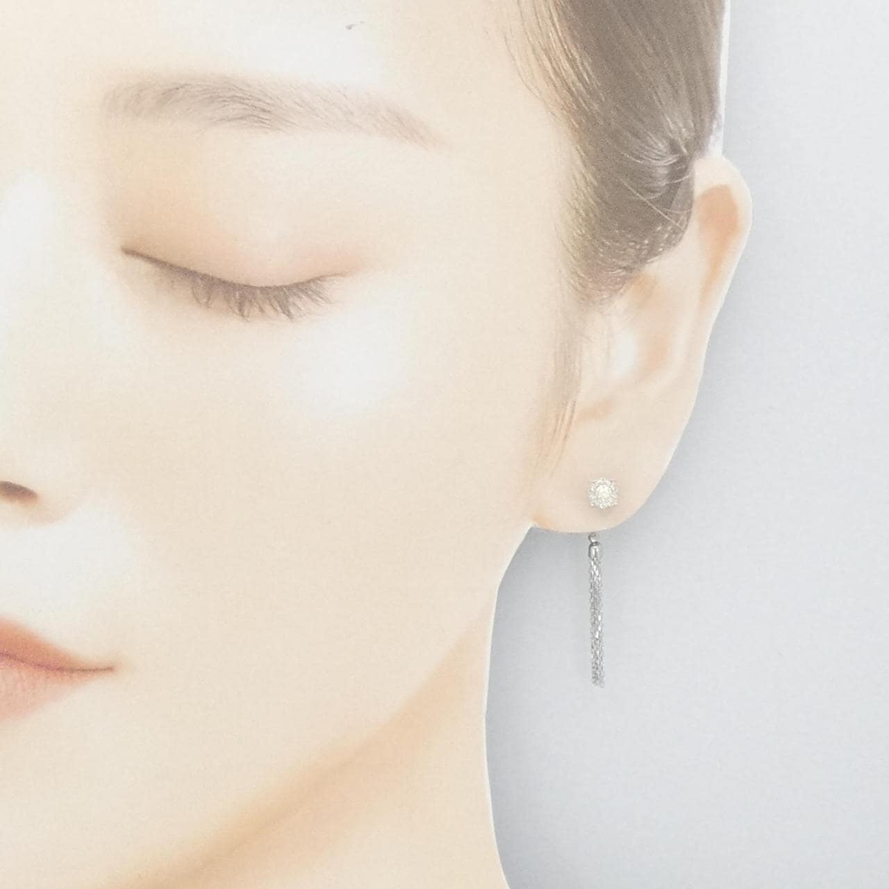 PT ダイヤモンド ピアス 0.342CT