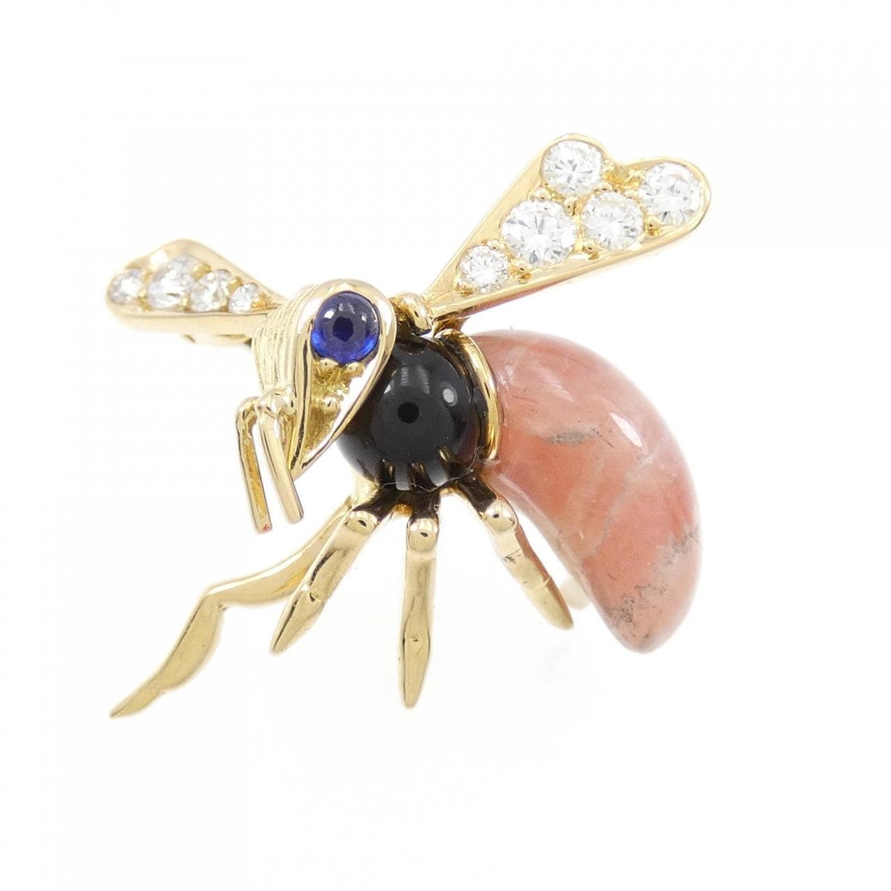 Piaget Bee colored stone brooch
