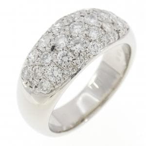 PT900 パヴェ ダイヤモンド リング 1.08CT