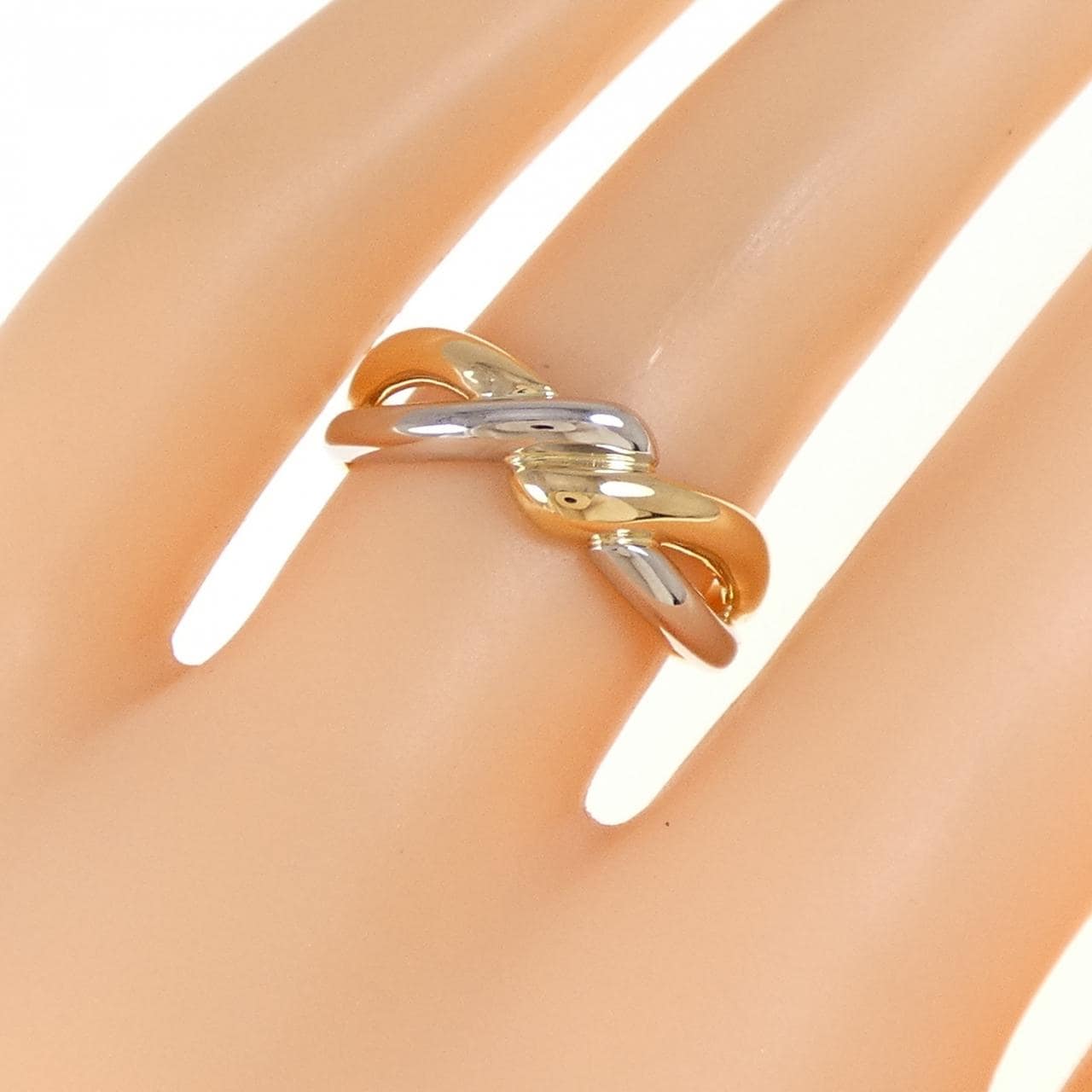 K18YG/PT900 Ring