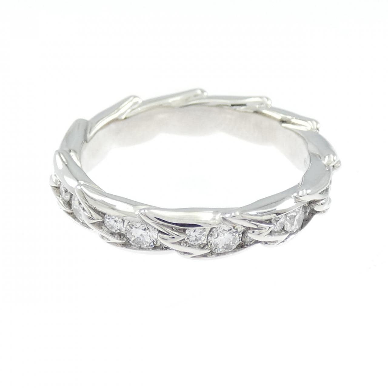 ティファニー ウィングス ナロー リング 0.76CT