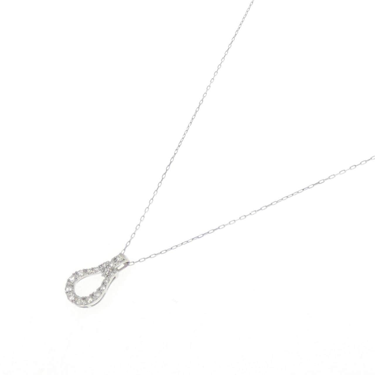 【新品】PT900/PT850 ダイヤモンド ネックレス 0.15CT