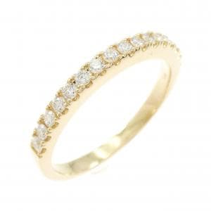 【リメイク】K18YG ハーフエタニティ ダイヤモンド リング 0.32CT