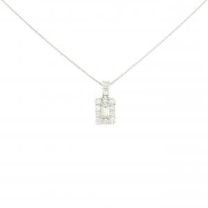 【新品】PT900/PT850 ダイヤモンド ネックレス 0.40CT