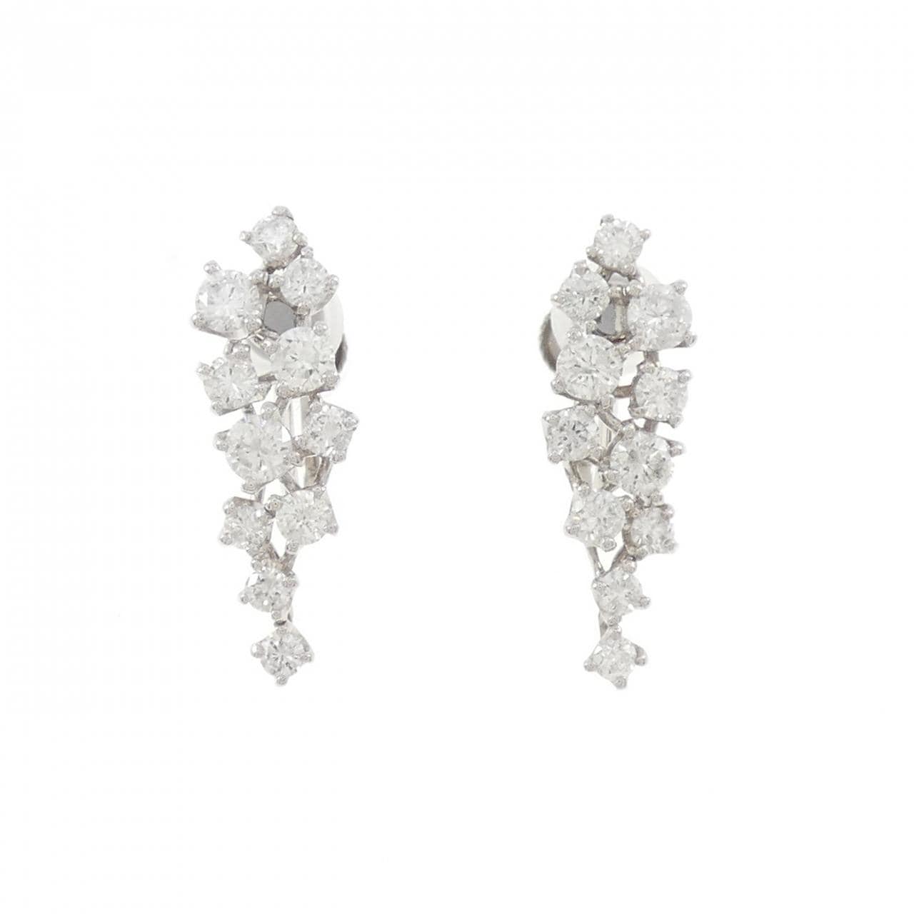 PT900 Diamond Earrings 1.00CT