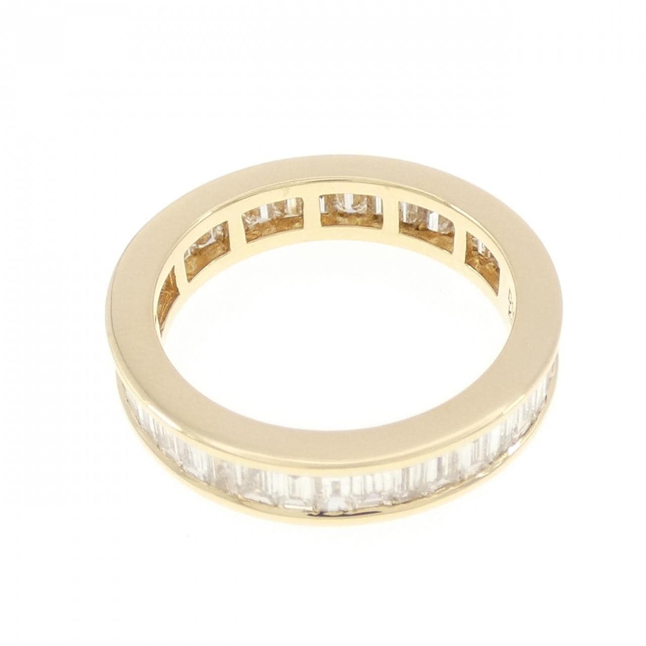 K18YG フルエタニティ ダイヤモンド リング 1.46CT