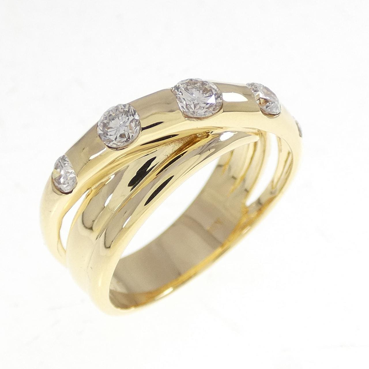 K18YG ダイヤモンド リング 0.50CT