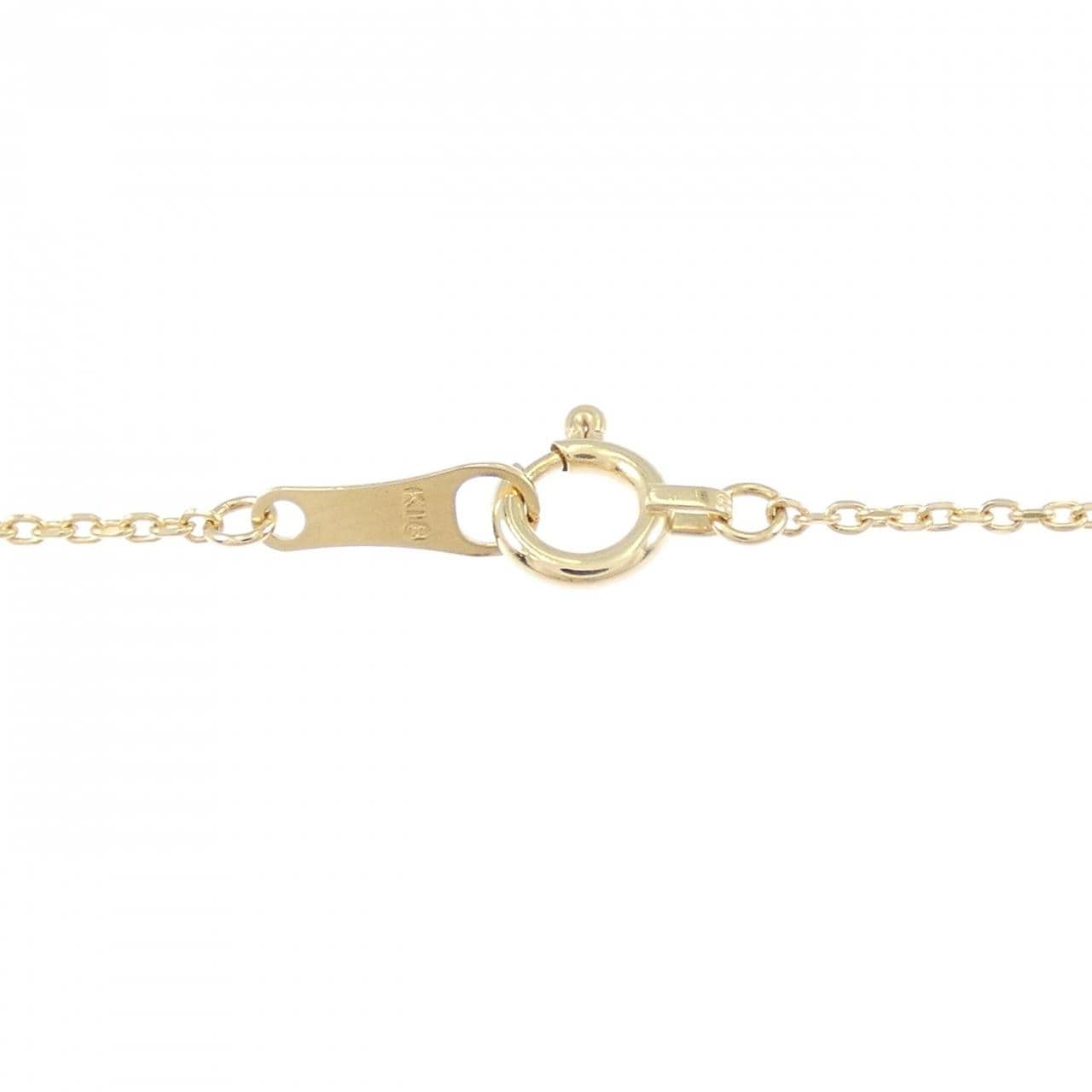 K18YG ダイヤモンド ネックレス 0.10CT