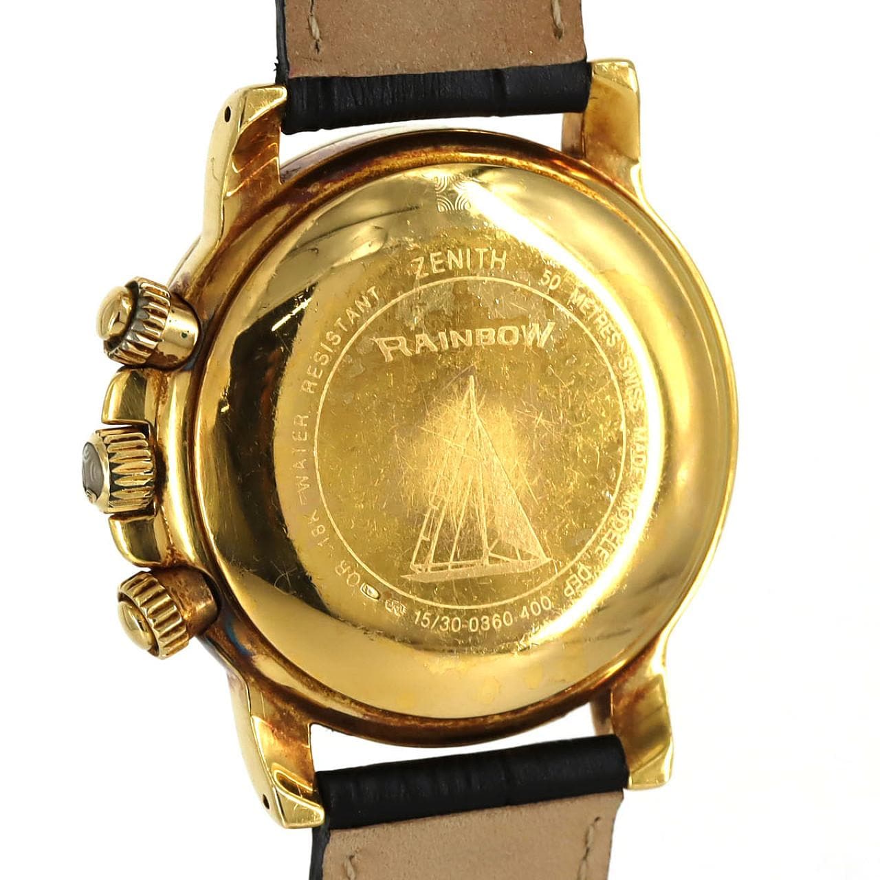 【ノーメンテナンス還元価格】ゼニス レインボークロノ YG 15/30-0360-400 YG 自動巻