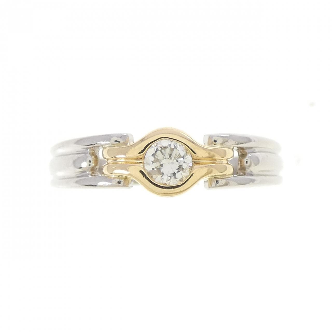 PT900/K18YG ダイヤモンド リング 0.15CT