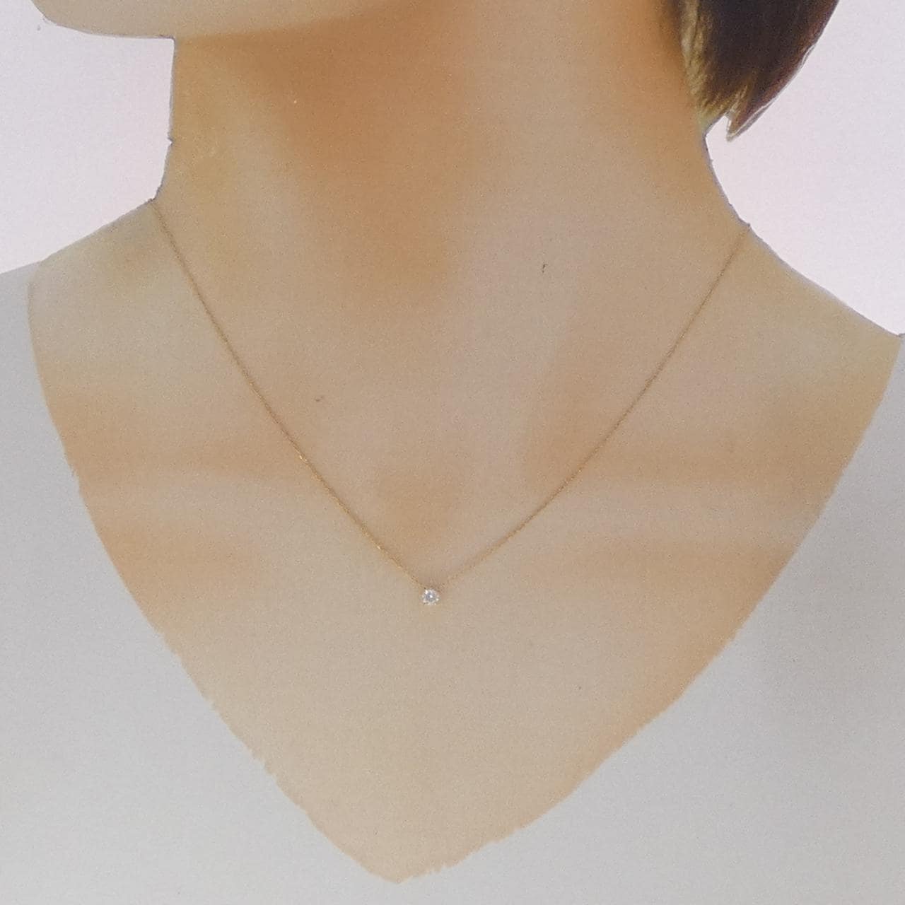 リラ ダイヤモンド ネックレス 0.1CT