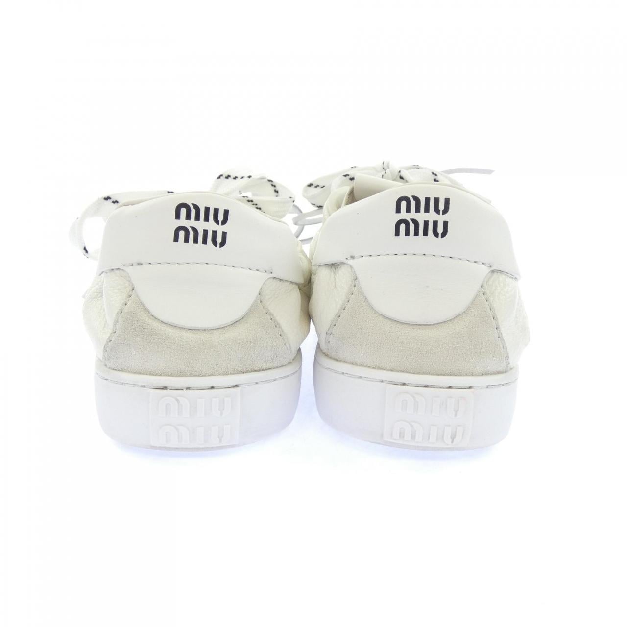 ミュウミュウ MIU MIU デコレザースニーカー 5E532E スニーカー