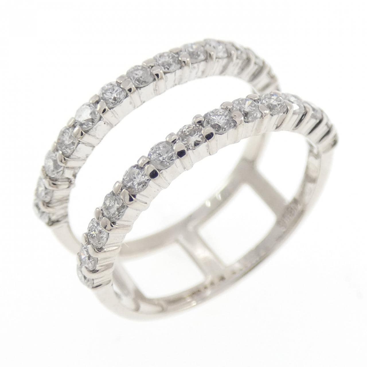 K18WG ダイヤモンド リング 0.52CT