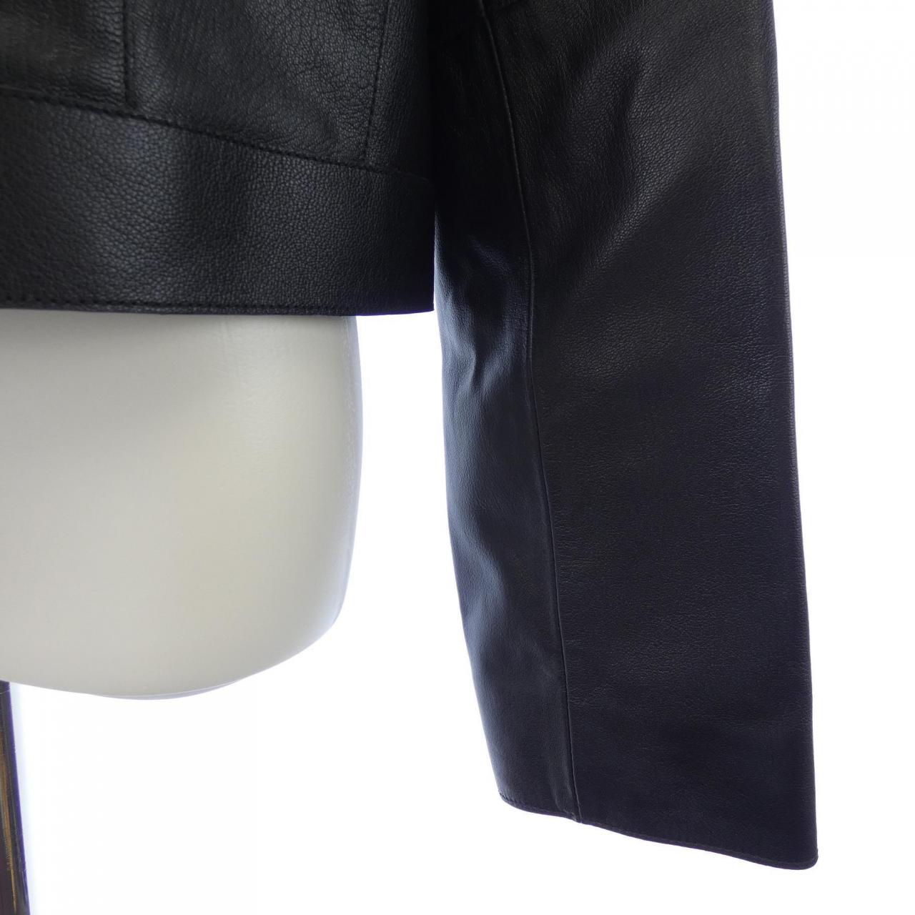 エルメス HERMES クルードセル カルトゥッシュ 6E1238D7 レザージャケット