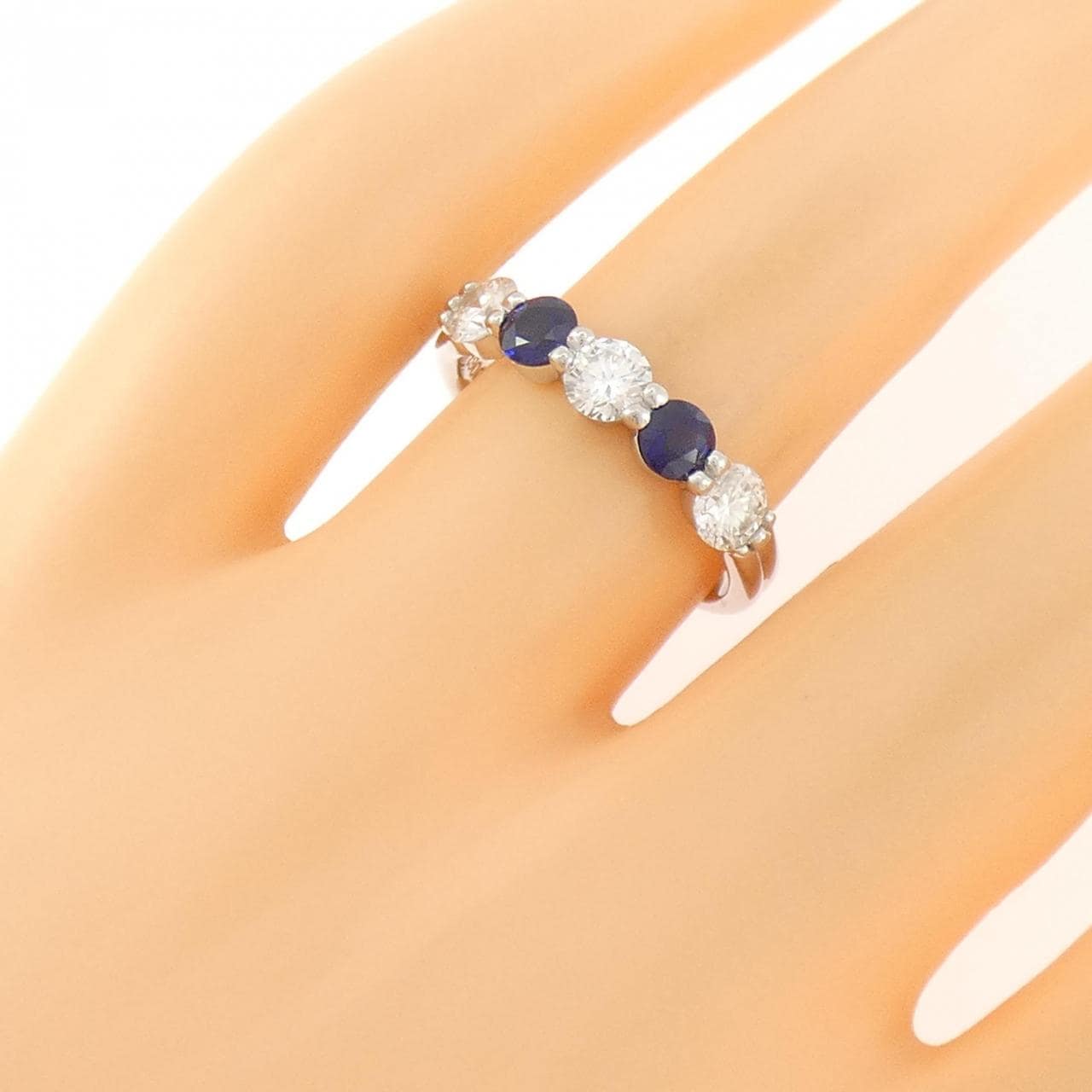 PT900 サファイヤ リング 0.53CT
