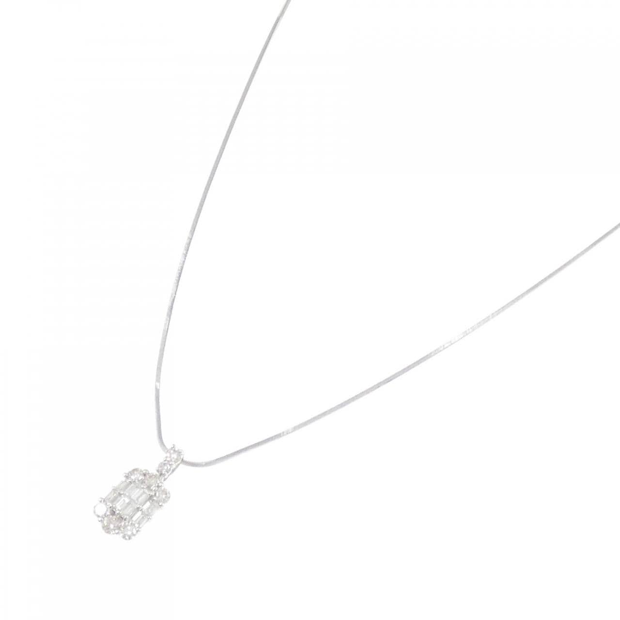 PT900/PT850 Diamond Necklace 0.50CT