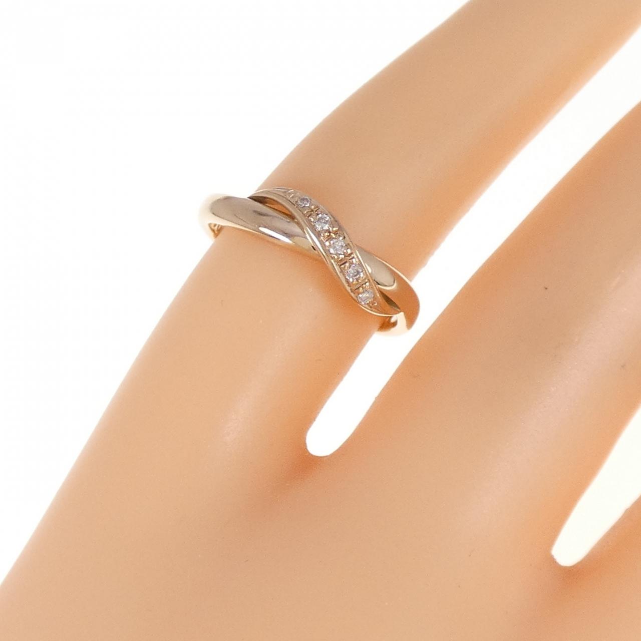 K18PG ダイヤモンド リング 0.02CT