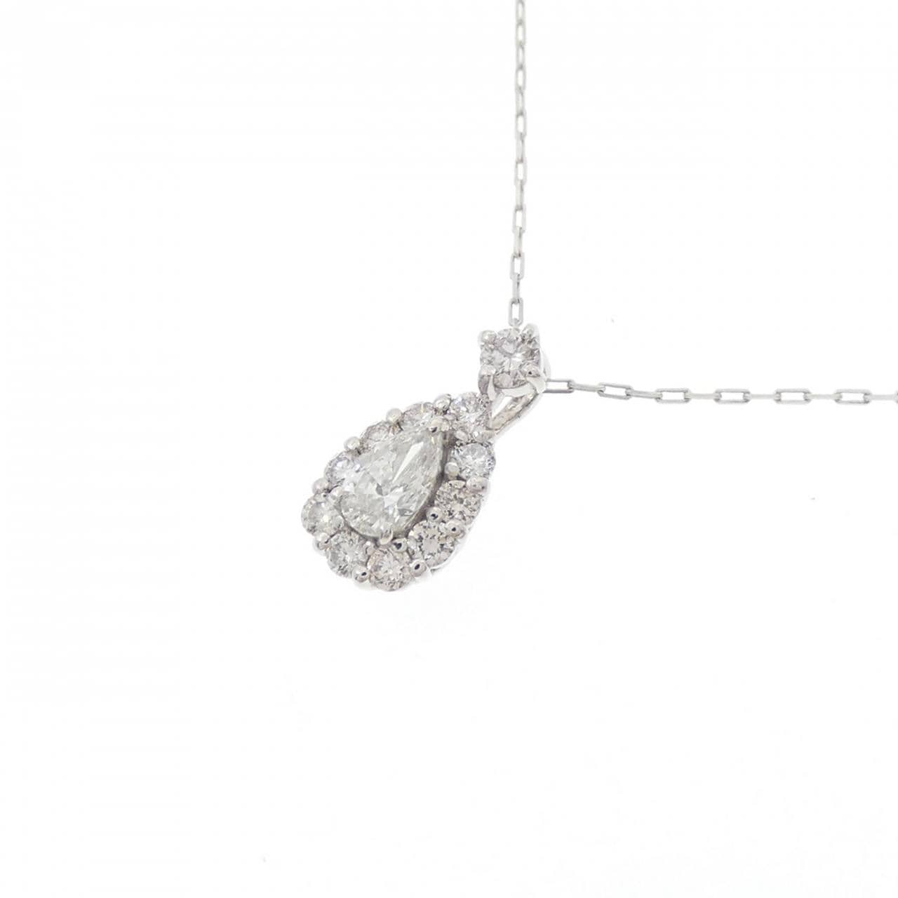 【新品】PT900/PT850 ダイヤモンド ネックレス 0.18CT