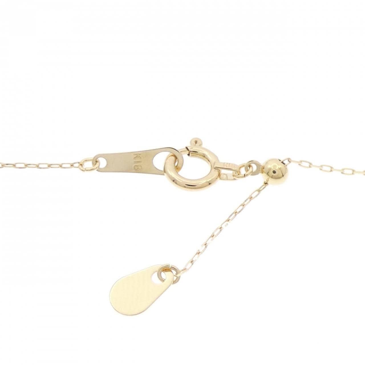 [BRAND NEW] K18YG Diamond necklace 0.30CT