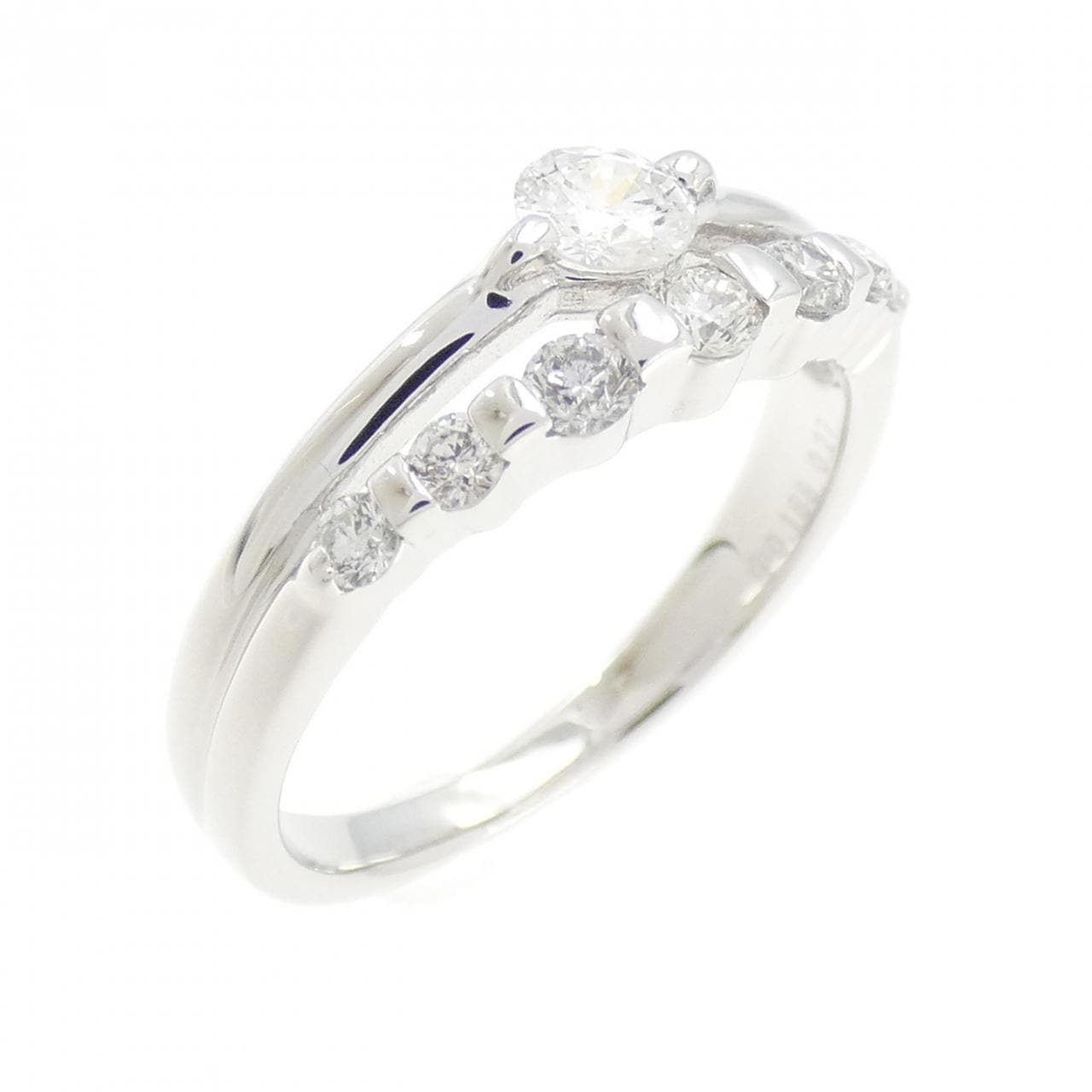 K18WG ダイヤモンド リング 0.188CT