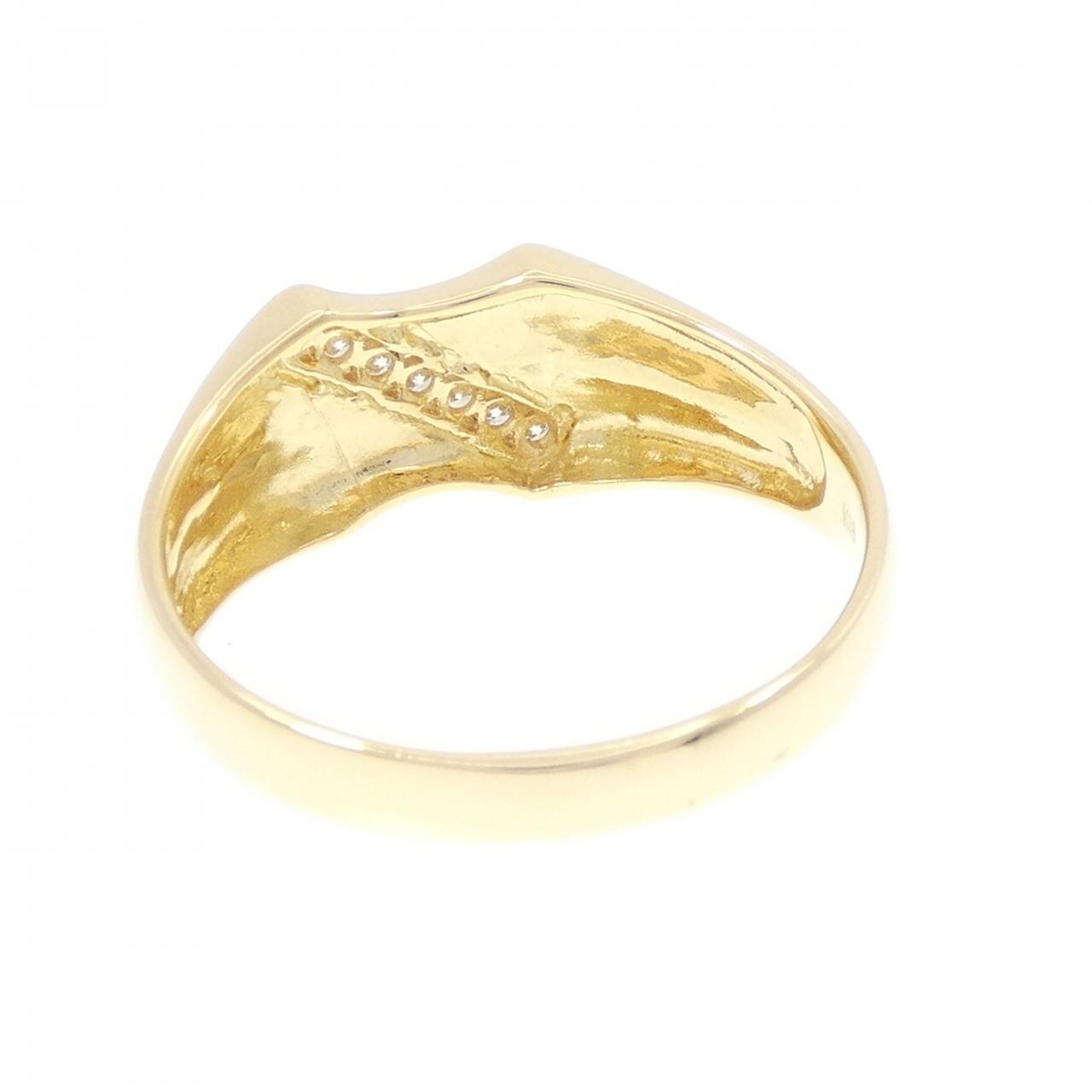 【新品】K18YG ダイヤモンド リング 0.14CT