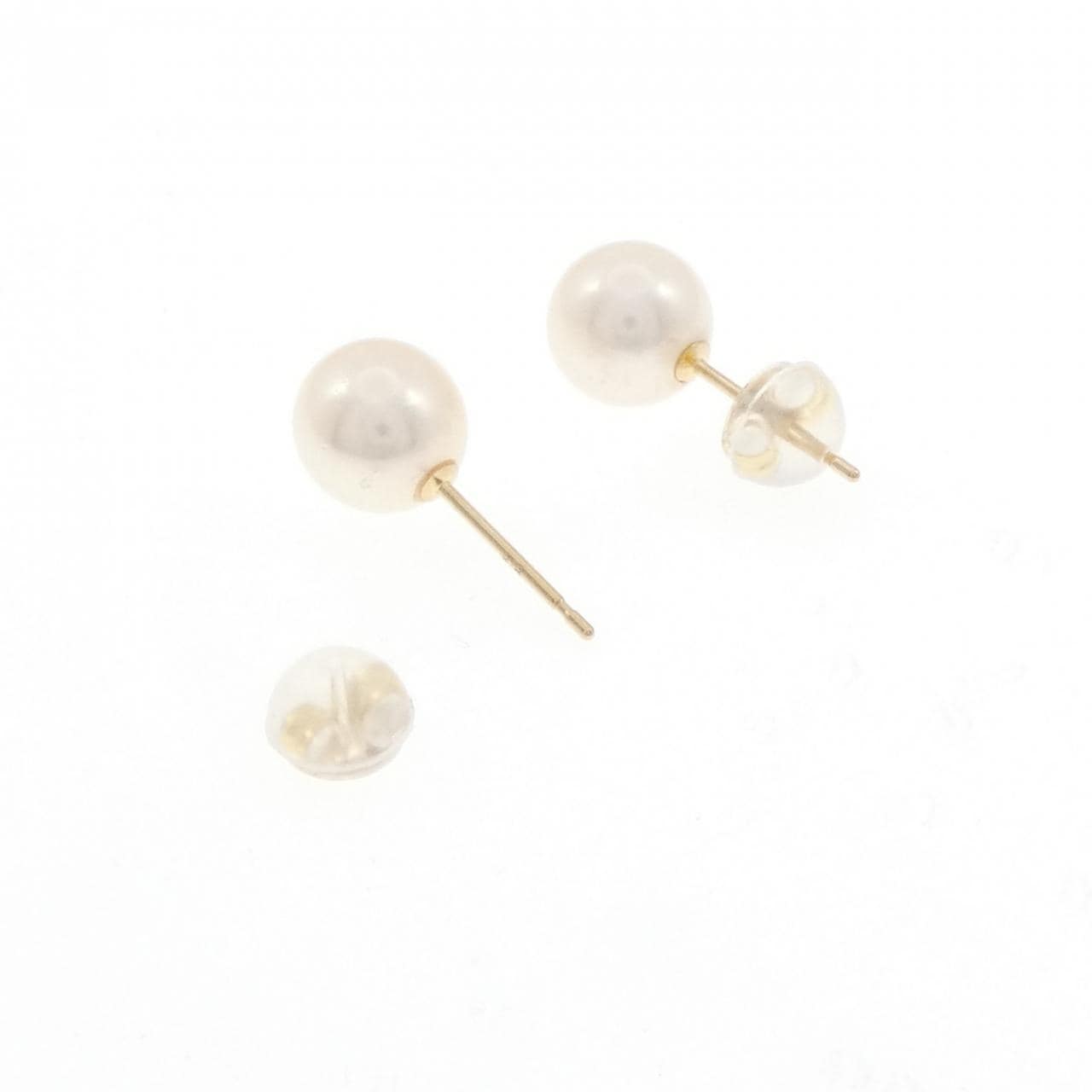 K18YG アコヤパール ピアス 6.9mm
