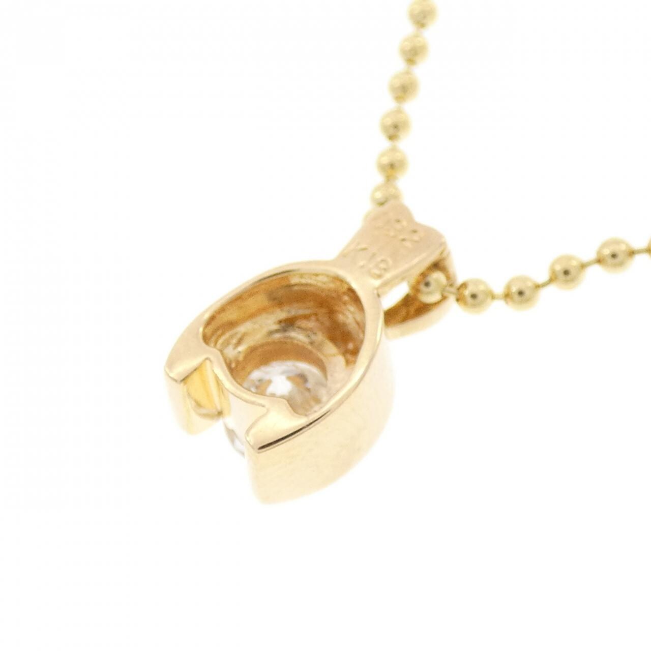 K18YG ダイヤモンド ネックレス 0.32CT