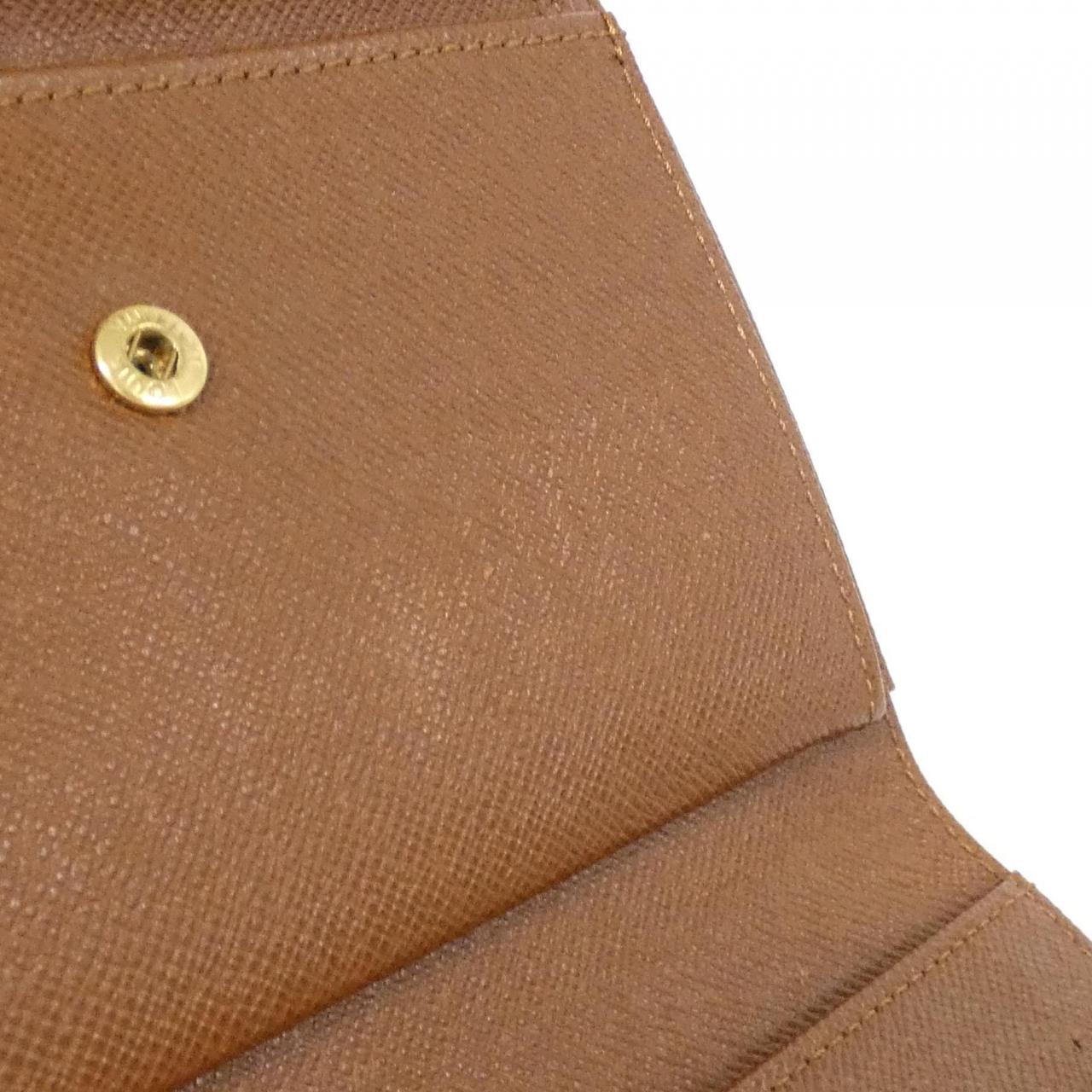 ルイヴィトン モノグラム ポルト トレゾール エテュイ シェキエ M61200 財布