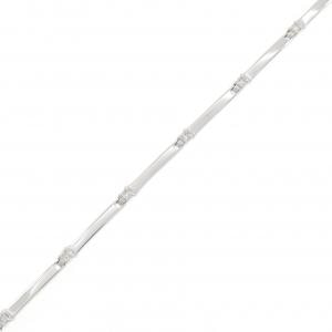 K18WG ダイヤモンド ブレスレット 0.20CT