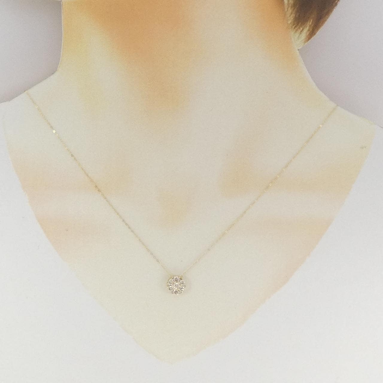 K18YG ダイヤモンド ネックレス 0.50CT