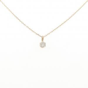 K18PG ダイヤモンド ネックレス 0.10CT