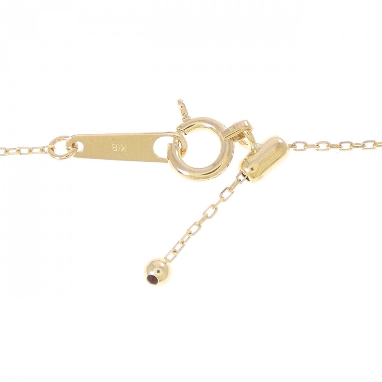 K18YG ダイヤモンド ネックレス 0.147CT