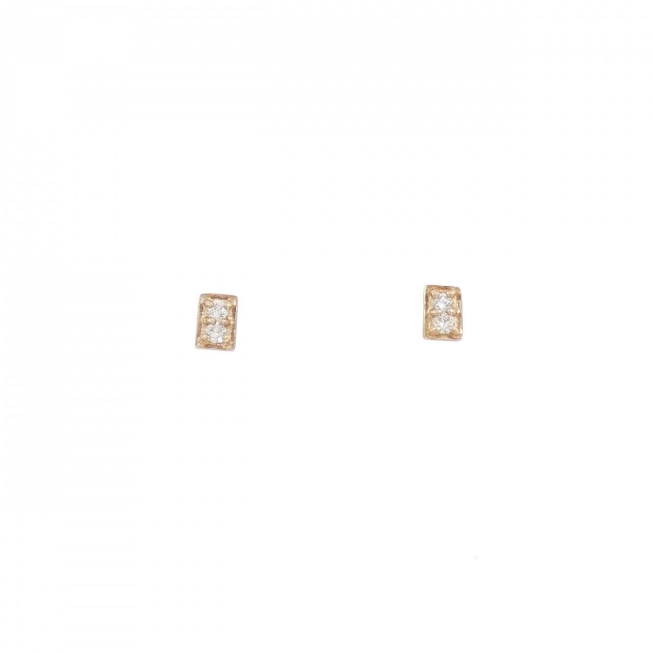K18PG/K18YG ダイヤモンド ピアス