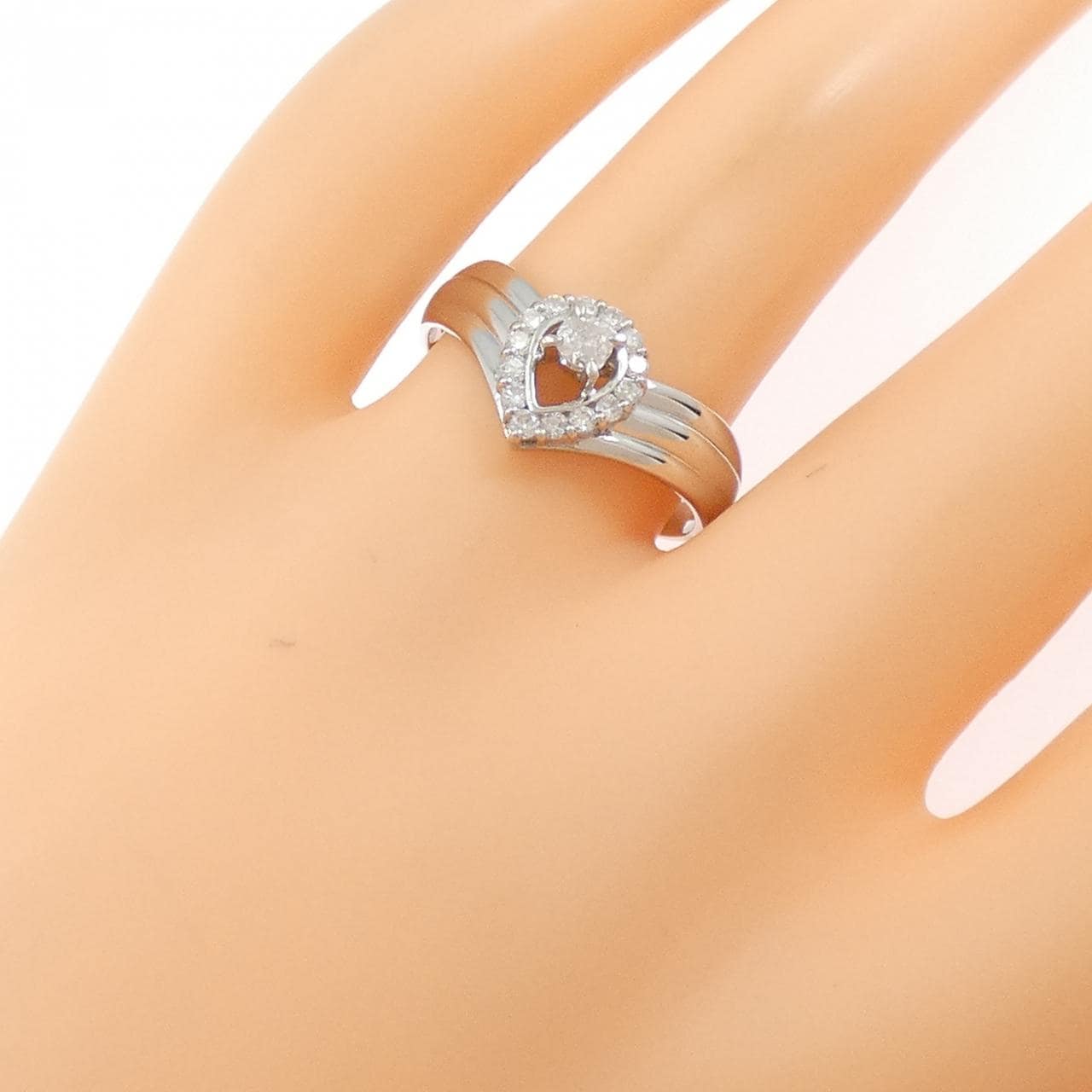PT900 ダイヤモンド リング 0.30CT