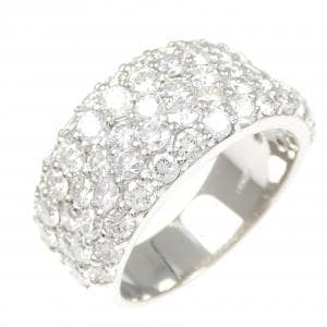 PT900 パヴェ ダイヤモンド リング 2.86CT