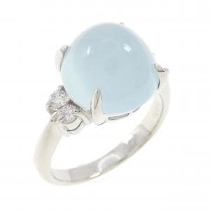 PT900 アクアマリンキャッツアイ リング 4.40CT