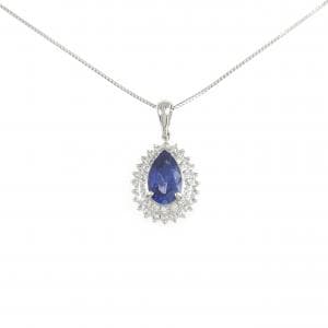 PT900/PT850 サファイヤ ネックレス 2.02CT