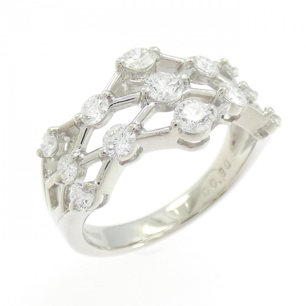 PT900 ダイヤモンド リング 0.80CT
