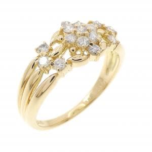K18YG ダイヤモンド リング 0.31CT