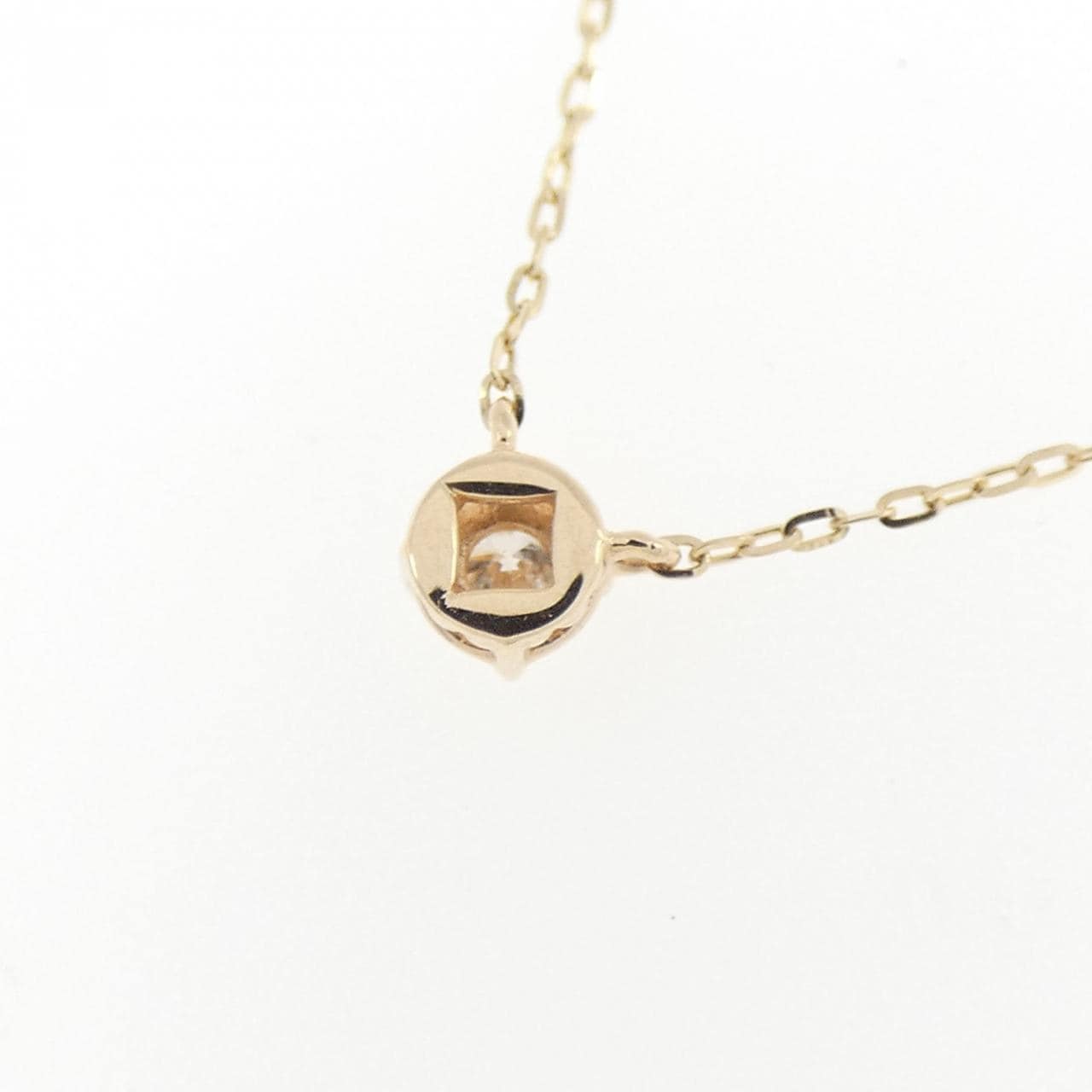 アガット ダイヤモンド ネックレス 0.03CT