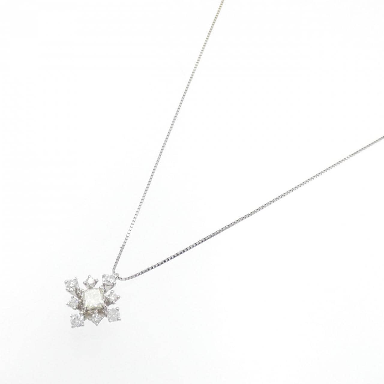 PT900/PT850 ダイヤモンド ネックレス 0.254CT