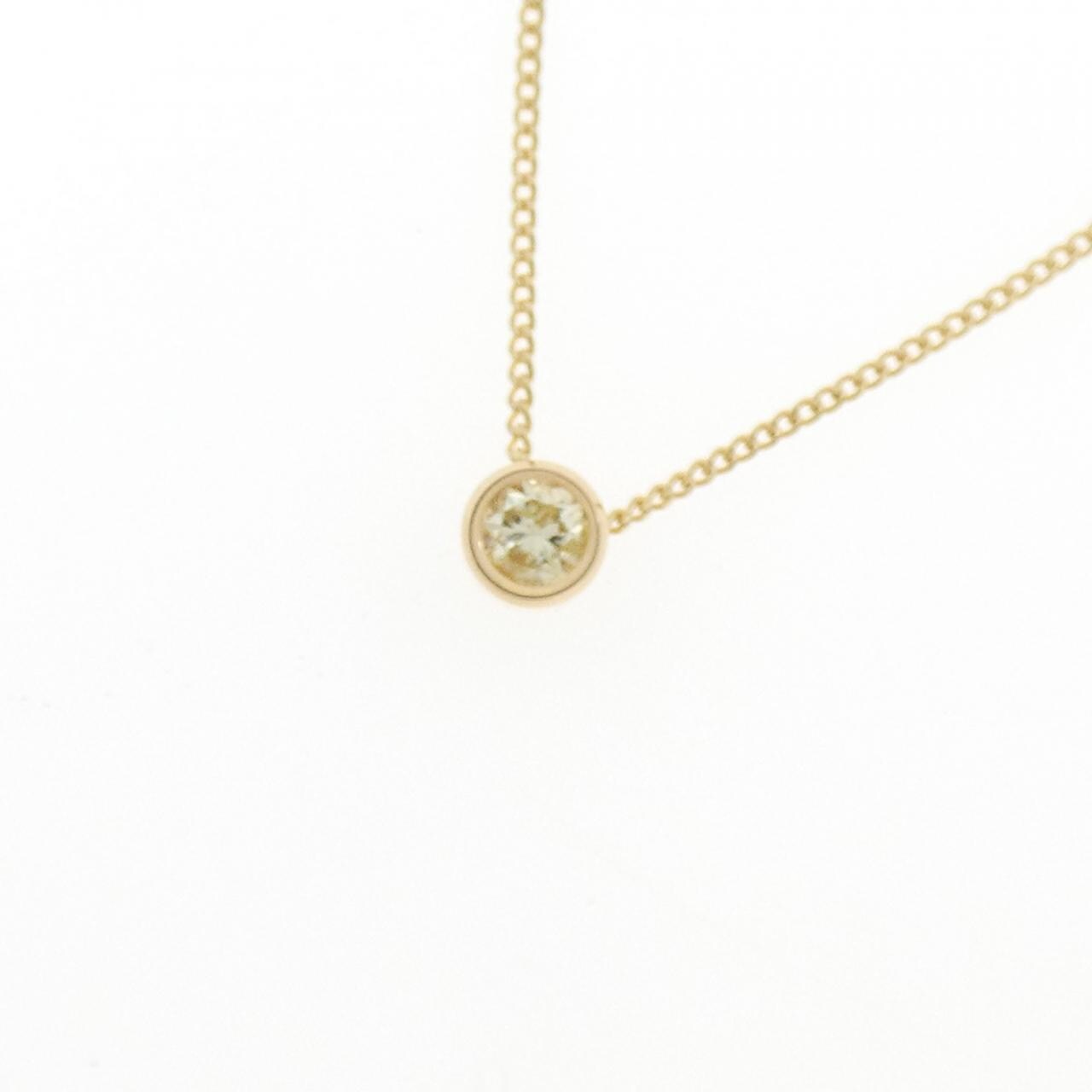 K18YG ダイヤモンド ネックレス 0.11CT