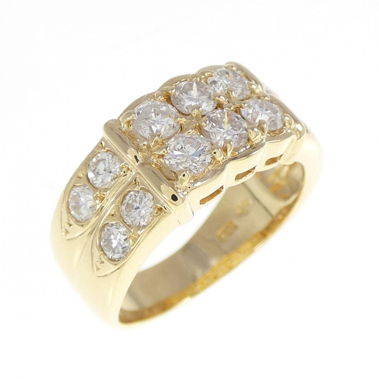 K18YG ダイヤモンド リング 1.10CT