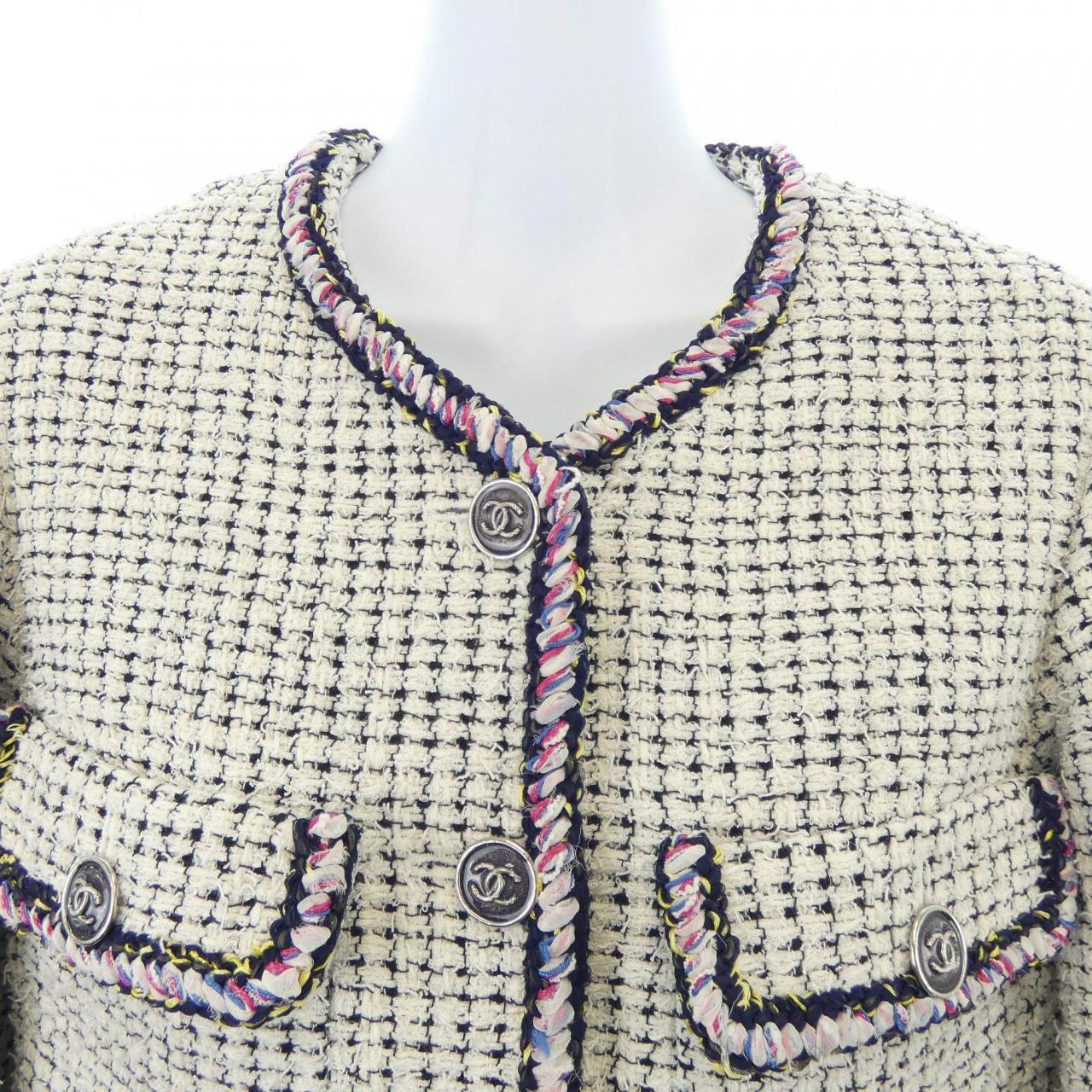 シャネル CHANEL LOOK29 P70074V60046 ノーカラージャケット