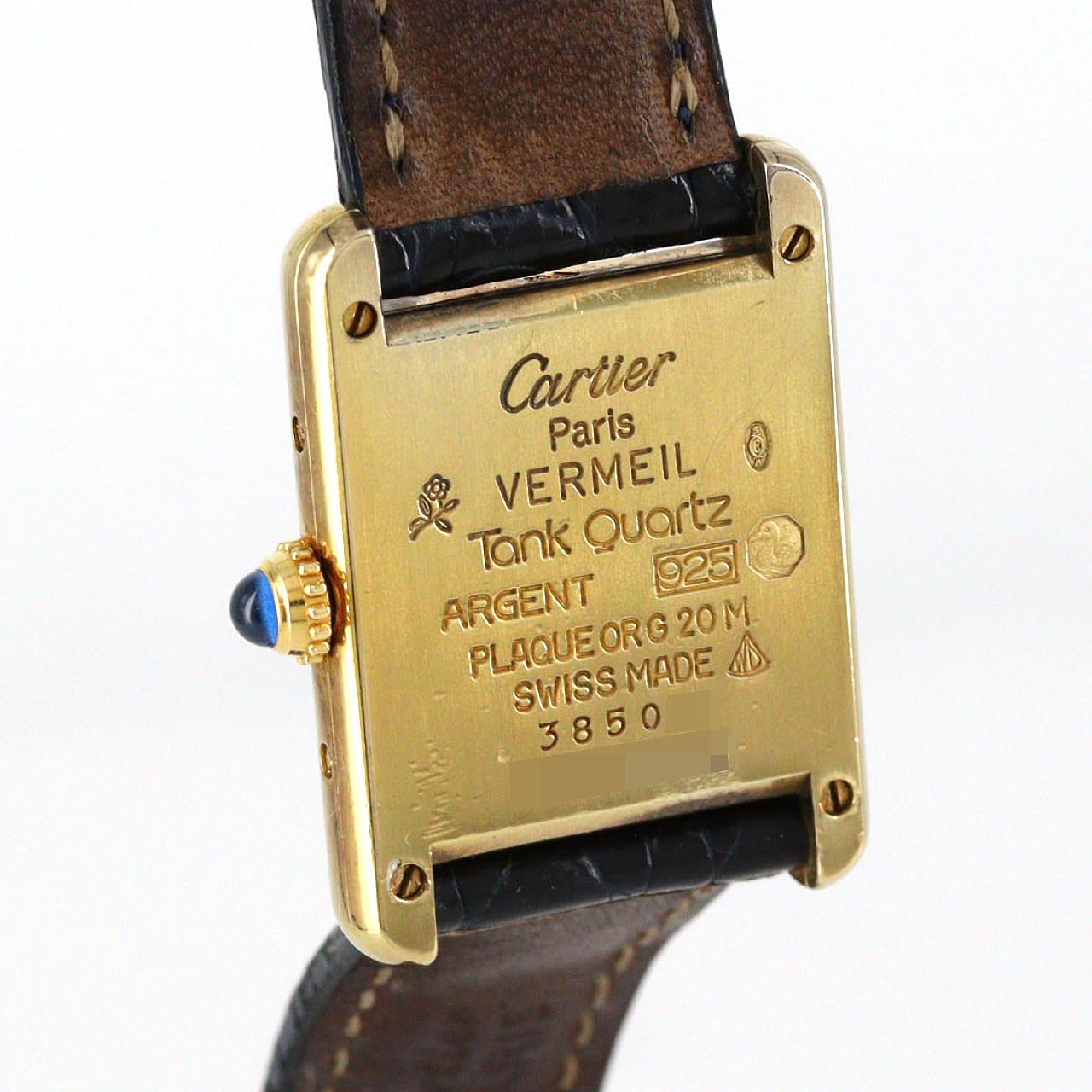 【ノーメンテナンス還元価格】カルティエ マストタンクSM GP W1002954 GP クォーツ